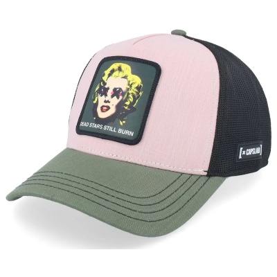 Lippis - Capslab Art Dead Star Cap (vaaleanpunainen/vihreä/musta)