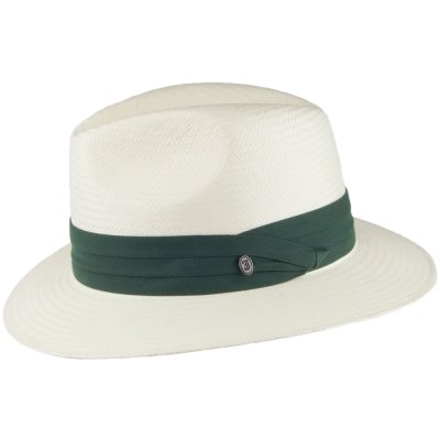Hatut - Jaxon Toyo Safari Fedora With Olive Band (valkoinen)