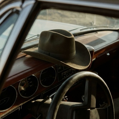 Hatut - Gårda Pocatello Crushable Wool felt Western hat (vihreä)