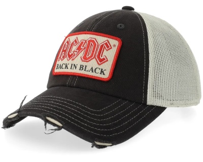 Lippis - American Needle ACDC Orville Trucker (valkoinen/musta)