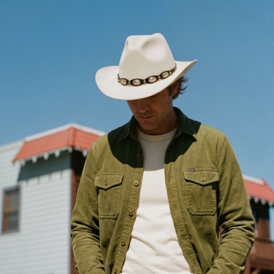 Hatut - Gårda Pueblo Cowboy (valkoinen)