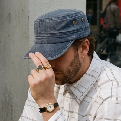 Flat cap - Gårda Viper Army Cap (sininen)
