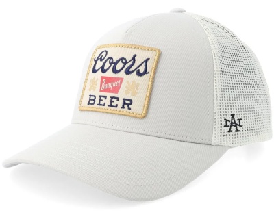 Lippis - American Needle Coors Beer Trucker (luonnonvalkoinen)