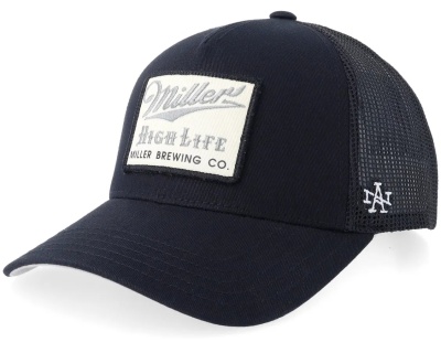 Lippis - American Needle Miller High Life Trucker (musta)