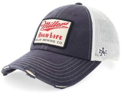 Lippis - American Needle Miller High Life Trucker (sininen/valkoinen)