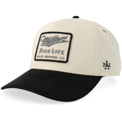 Lippis - American Needle Miller High Life Wrangler Cap (luonnonvalkoinen/musta)