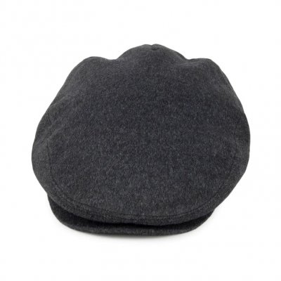 Flat cap - Jaxon Pure Wool Harlem Flat Cap (harmaa)