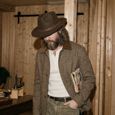 Hatut - Gårda Tropea Fedora Wool Hat (ruskea)