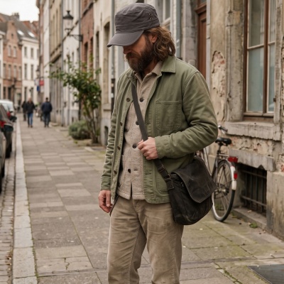 Flat cap - Gårda Army Cap (harmaa)