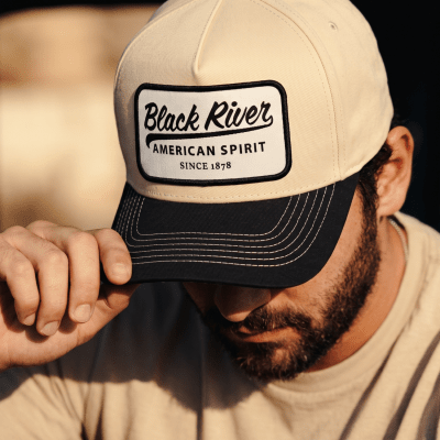 Lippis - Black River Sedona Cotton Snapback (kerman/musta)