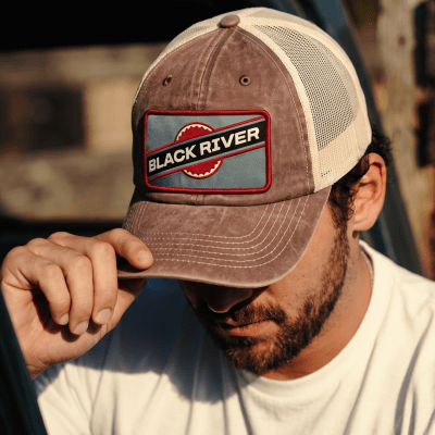 Lippis - Black River Dayton Washed Trucker (ruskea)