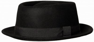 Hatut - Gårda Asolo Pork Pie Wool Hat (musta)