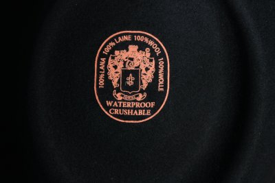 Hatut - Gårda Asolo Pork Pie Wool Hat (musta)