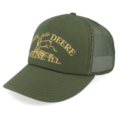 Lippis - John Deere Vintage JD TM Print Cap (tumman vihreä)