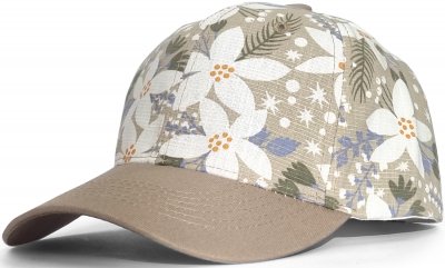 Lippis - Gårda Flowers Baseball (valkoinen/beige)