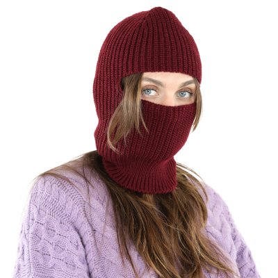 Balaclava - Gårda Seefeld Balaclava (viininpunainen)
