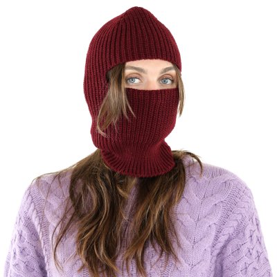 Balaclava - Gårda Seefeld Balaclava (viininpunainen)