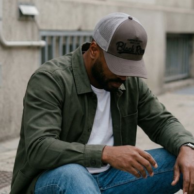 Lippis - Black River Classic Trucker (harmaa)