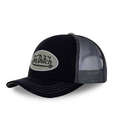 Lippis - Von Dutch Oval Patch Trucker (vihreä/musta)