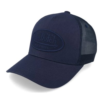 Lippis - Von Dutch Oval Patch Trucker (tummansininen)