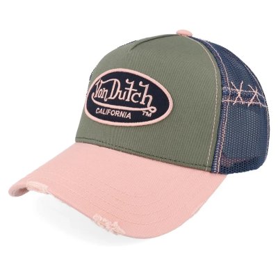 Lippis - Von Dutch Oval Patch Trucker (pinkki/multi)