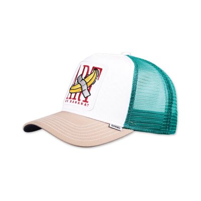 Lippis - Djinns HFT Food Banana Trucker (valkoinen/turkoosi)