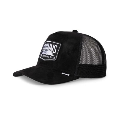 Lippis - Djinns HFT DNC 3.0 Hairy Suede Trucker (musta)