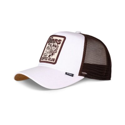 Lippis - Djinns HFT Coffee Trucker (valkoinen/ruskea)