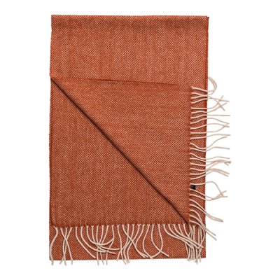 Huivit - Amanda Christensen Wool Scarf Solid (Rust Melange)