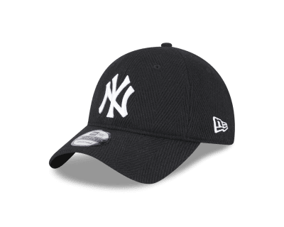 Lippis - New Era NY Yankees Herringbone 9TWENTY (musta)
