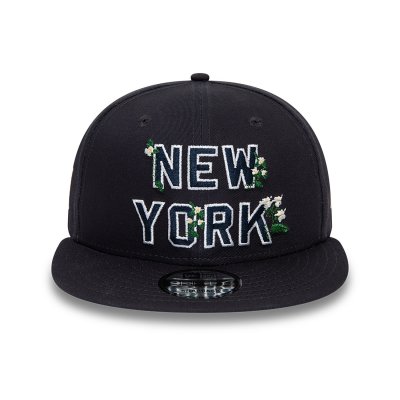 Lippis - New Era Flower Worldmark 9FIFTY (musta)