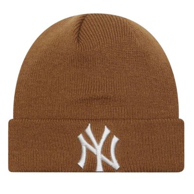 Pipot Lapsi - New Era New York Yankees Cuff Beanie (ruskea)