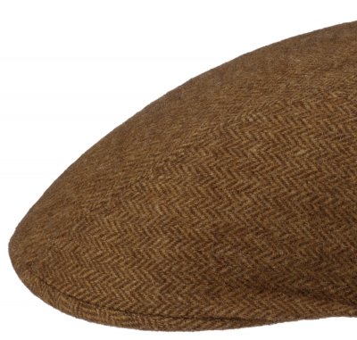 Flat cap - Stetson Ivy Cap Herringbone (ruskea)