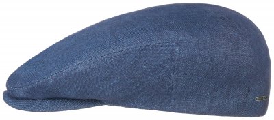 Flat cap - Stetson Driver Cap Linen (sininen)