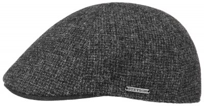 Flat cap - Stetson Texas Wool (antrasiitti)
