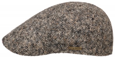 Flat cap - Stetson Texas Donegal Wool Tweed (beige-musta)