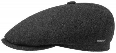Flat cap - Stetson Gaines Wool/Cashmere (harmaa)