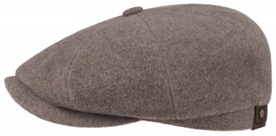 Flat cap - Stetson Hatteras Wool/Cashmere (vaaleanruskea)