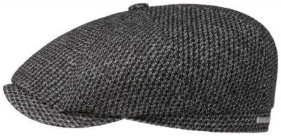 Flat cap - Stetson Hatteras Wool (harmaa)