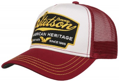 Caps - Stetson Trucker Cap American Heritage Vintage (punainen)