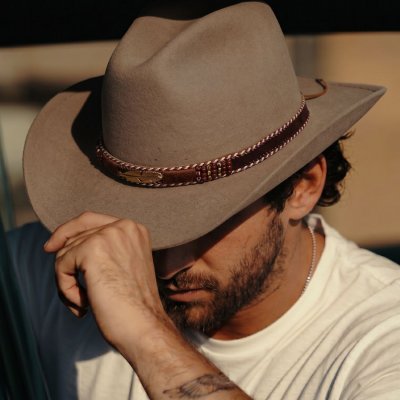 Hatut - Gårda Toquerville Crushable Wool felt Western hat (beige)