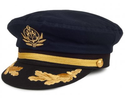 Flat cap - Jaxon Hats Fiddler Yacht Cap (navy)