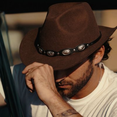 Hatut - Gårda Pueblo Cowboy (ruskea)