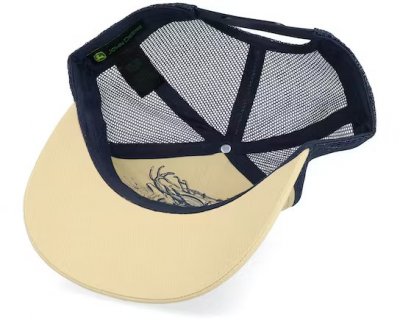 Lippis - John Deere Mesh Back Trucker (merivoimat/beige)