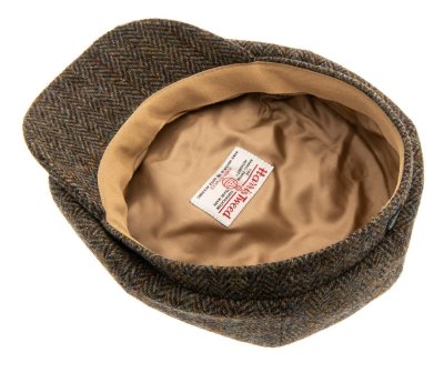 Flat cap - CTH Ericson Alan Sr. Harris Tweed (vihreä)