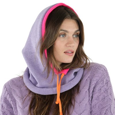Balaclava - Gårda Chamonix Balaclava (violetti/vaaleanpunainen/oranssi)