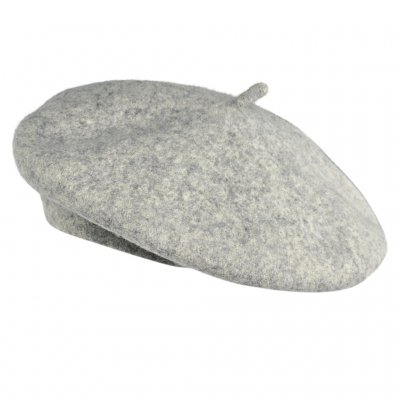 Baretti - Gårda Annecy Wool Beret (vaaleanharmaa)