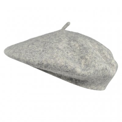 Baretti - Gårda Annecy Wool Beret (vaaleanharmaa)