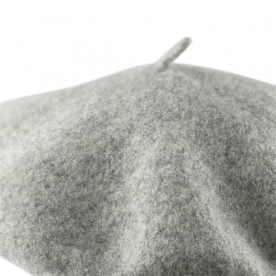 Baretti - Gårda Annecy Wool Beret (vaaleanharmaa)