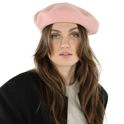Baretti - Gårda Annecy Wool Beret (vaalea pinkki)